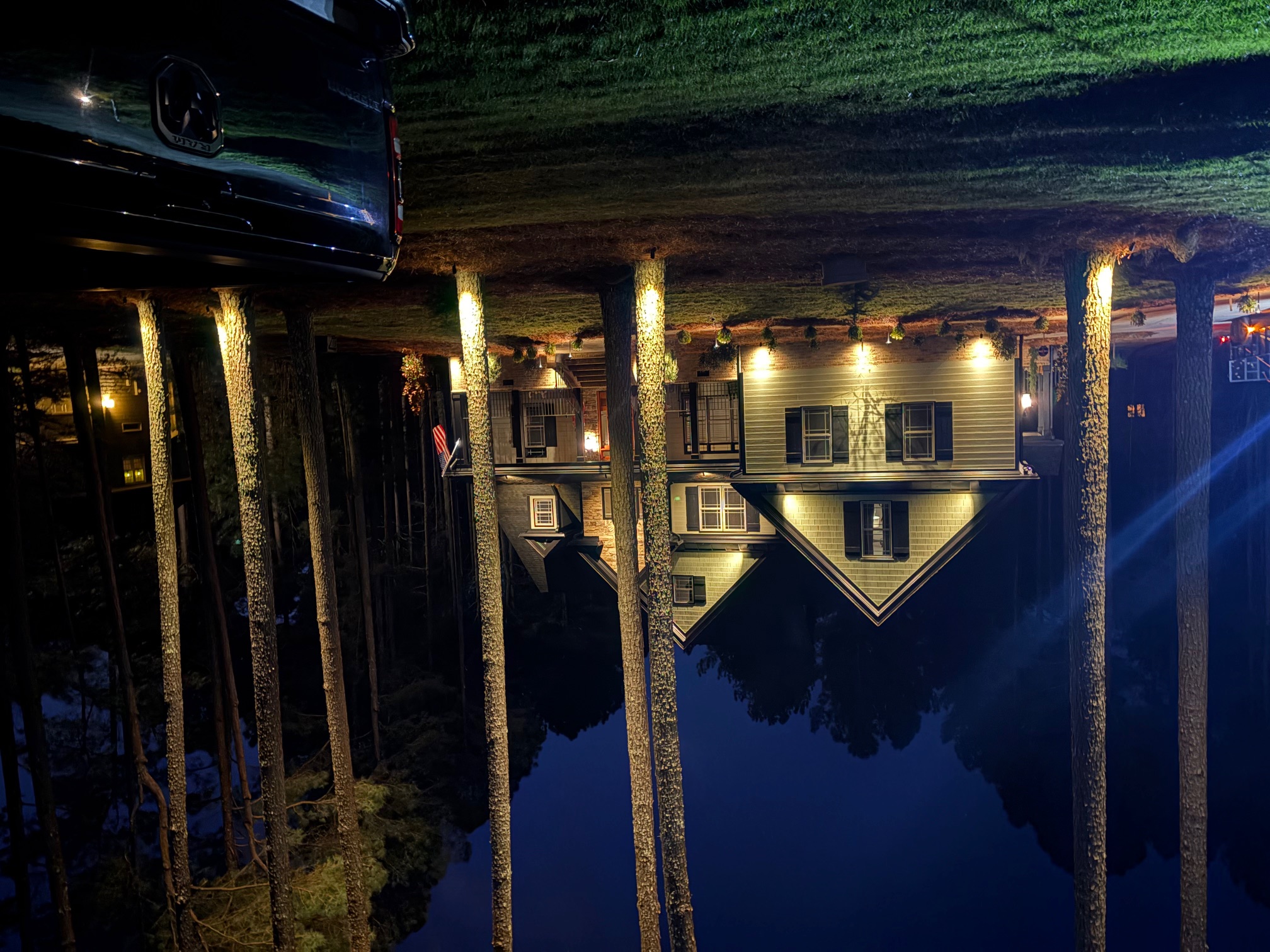 Irrigation lawn trench